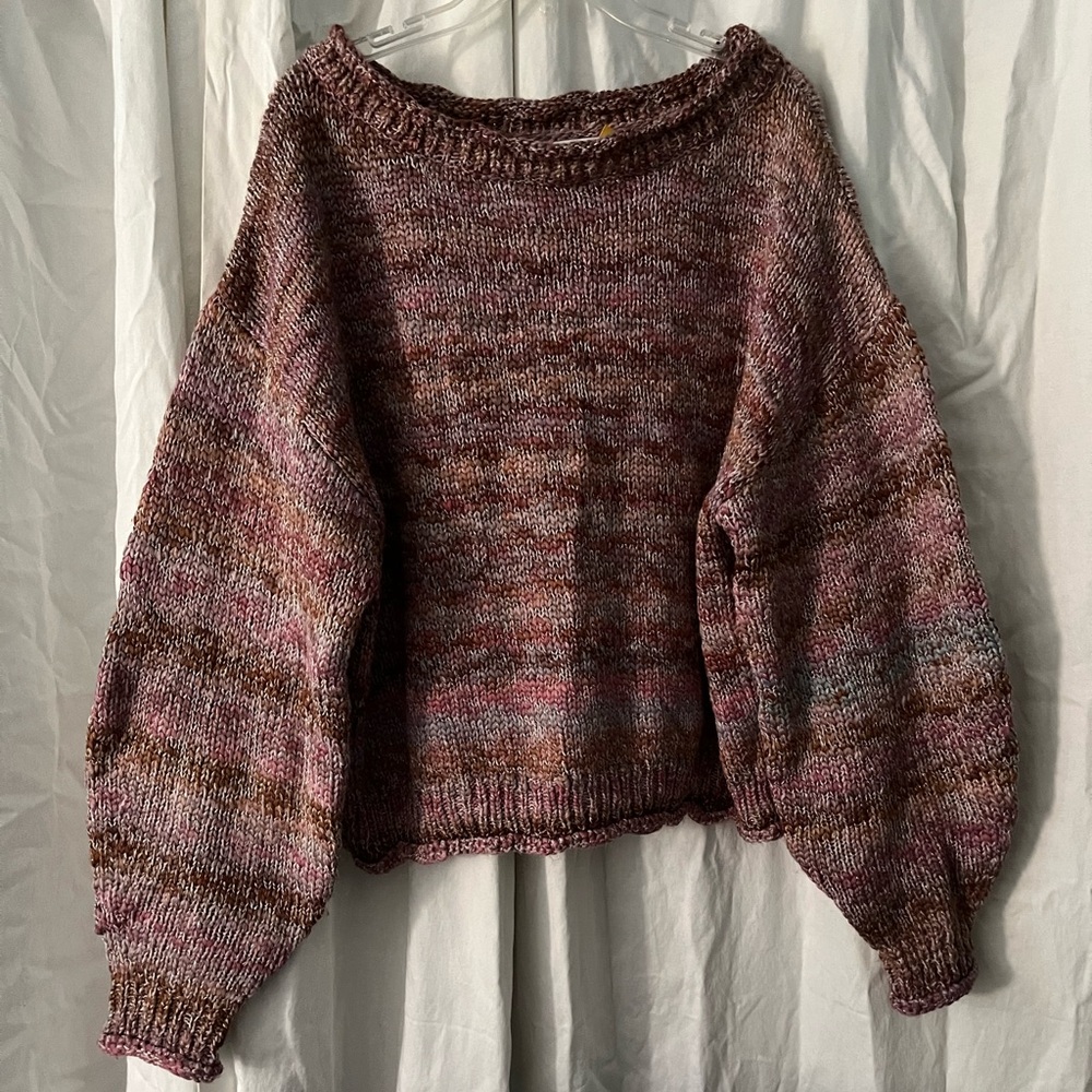 Ramy brook ls mauve hues sweater